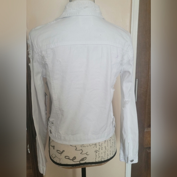 Almost Famous white ripped jacket - Picture 5 of 8